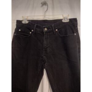 Abercrombie Fitch Felix Super Skinny Mens Jeans 29 x 30 Black Punk Skate Goth